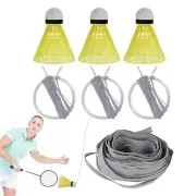 1 Set Spin Self Training Badminton Self Training Shuttlecock Fitness