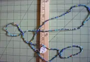 TINY SEED BEAD NECKLACES PACKAGE OF 12 ROUND 44" YOUR CHOICE OF COLOR