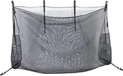 Pool Float Organizer Storage Bag, Hanging Toy Mesh Net, Adjustable Poolside Pouch Holder, Foldable Storage for Fence, Outdoor Camping, Beach Homes