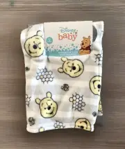 NEW Disney Baby WINNIE THE POOH FACES & BEES Soft Plush Baby Blanket 30in x 40in