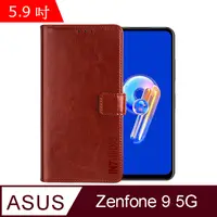 在飛比找PChome24h購物優惠-IN7 瘋馬紋 ASUS Zenfone 9 5G (5.9