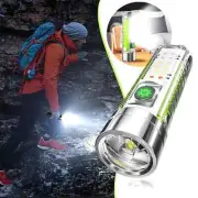 Super Bright LED Mini Flashlight Side Light Strong Magnetic Flashlight Torch US