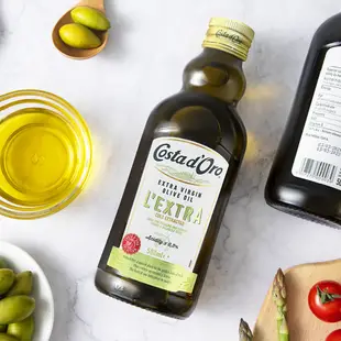Costa dOro 高士達 義大利 特級冷壓初榨橄欖油 原瓶進口(500mlx12入超值團購組) 現貨 廠商直送