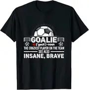 [X.Style] Soccer Tee Goalie Gear Goalkeeper Definition ds880 T-Shirt Black