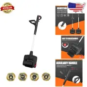 Compact Electric Cleaning Brush for Driveways and Artificial Turf Surfaces
