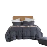 Charcoal Microfibre Comforter Set