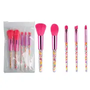 Catzon 5Pcs Makeup Brush Set Eyeshadow Blush Makeup Beauty Tool-Pink