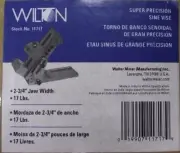 Wilton 11717 Super Precision Sine Vise 2 3/4" Jaw Width,