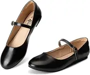 Trary Mary Jane Shoes Women, Ballet Flats Shoes for Women, Round Toe Black Flats for Women, Women's Flats, Mary Jane Flats, Ankle Strap Flats Shoes Women Dressy Comfortable, Women Flats Dress Shoes