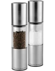 [Cole & Mason] Oslo Seasoning Mill Gift Set Silver/Clear