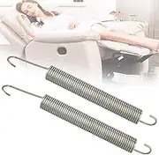 TANCUDER 2 Pcs Recliner Replacement Springs Dual Hook Mechanism Tension Coil Helical Extended Compressed Spring Assortment Kits for Recliner Chairs and Sofas, 175mm/6.8inch