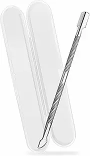 Professional Cuticle Remover Tool, Metal Cuticle Pusher and Scraper, Dual-Sided Cuticle Remover for Manicure and Pedicure