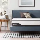 Lucid 2 Inch Mattress Topper Queen– Memory Foam Mattress Topper– Bamboo Charcoal