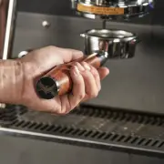 54mm Bottomless Portafilter Premium Rosewood Handle & Naked 18-21 Gram Filter...