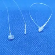 500 x Pin Loop Plastic Attaching Cords Locking Tags