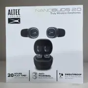 Altec Lansing NanoBuds 2.0 True Wireless Earbuds – Black (New, Sealed Box)