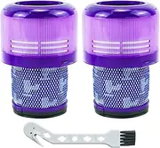 Vacuum Filters Replacement Parts for for Dyson V11 Cordless, V11 Animal, V11 Torque Drive, V11 Complete, V11 Extra, V11 Absolute, V15 Detect Vacuum Cleaner, Compare to Part 970013-02 (V11 2-Pack)