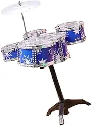 CORHAD 1 Set Drum Set Simulation Jazz Drum Kit for Musical Instruments for Develops Coordination Hearing Skills Birthday Present