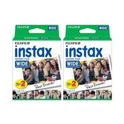 Fujifilm Instax Wide Film for Fuji Instax Wide Camera and Printer 2 Pack