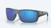 Costa Del Mar Reefton Pro Gray Frame With Blue Mirror Polarized Sunglasses
