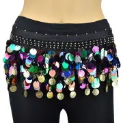 Belly Dance Hip Scarf Chiffon Skirt Wrap Belt Multi Color Pallet USA Seller