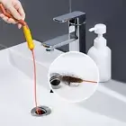 Drain Clog Remover Tool Pipe Cleaner Easy Cleaning 24.80inch Long Drain Auger