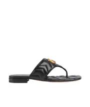 Gucci Double G Thong Sandals 39,36.5 black