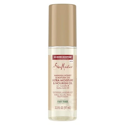 SheaMoisture Ultra Moisture & Nourish Oil Manuka Honey & Mafura Oil for Lightwei