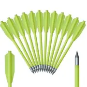 6.25" Arrows Bolts 5.8mm Plastic Shaft Arrow for 50lbs Mini Bow Metal Tips