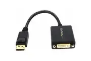 StarTech.com DisplayPort to DVI Adapter, DisplayPort to DVI-D Adapter/Video Converter 1080p, DP 1.2 to DVI Monitor, Latching DP