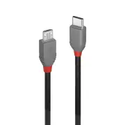 Lindy 3m USB 2.0 USB-C to Micro-B Cable Anthra Line