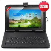 32GB 10" Inch A31s Quad Core Android Tablet + Keyboard Bundle Google Play Hdmi