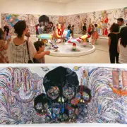 Takashi Murakami Hermes dramatic silk scarf, The Broad Exclusive 村上隆 Complexcon