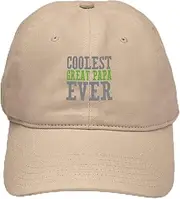 [CafePress] Coolest Great Papa Cap Adjustable Baseball Cap