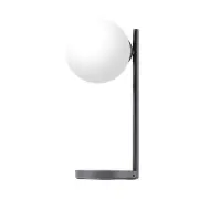 Lexon Bubble Desk Lamp With Built-In Wireless Charger - Gunmetal