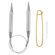 16" Circular Knitting Needles Set US 13/9.0mm Needles 4.13" Stainless Steel