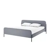Bonny Boucle Bed Frame - Grey
