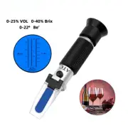 3In1 Handheld Alcohol Refractometer Sugar Wine Concentration Meter Densitometer