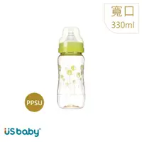 在飛比找PChome24h購物優惠-優生真母感PPSU奶瓶寬口330ml-綠/紫