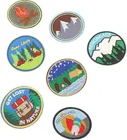 LIGHTAOTAO 7Pcs Cartoon Animal Embroidery Sew Patches for Clothes Backpacks DIY Crafts Durable Safe Decorative Applique for Fashion Repair