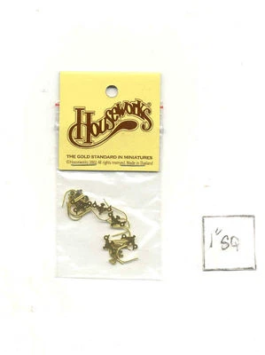 Drawer Pulls 43102 miniature dollhouse hardware 12pcs Chippendale 1/12 Scale