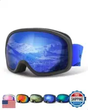 JetBlaze Ski Goggles Men Women Unisex OTG Ski Goggles for Eyeglasses Wearers