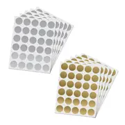20 Sheets Round DIY Sticker Labels Adhesive Craft Labels for Organization Decor