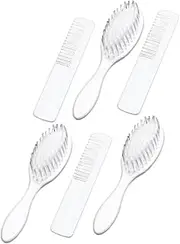 Abaodam 3Sets Hair Comb Newborn Scalp Massager and Brush for Gentle Care for Cradle Cap Treatment Shower Present for Boys
