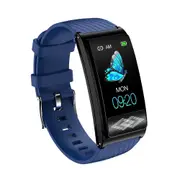 PPG Smart Bracelet P10 Super Precision Lorentz Diagram Smart Watch 24-hour Dynamic ECG Monitoring Smart Tracker For Men Women - Blue