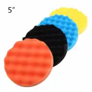 5" Car Polishing Pad Sponge Buffing Waxing Drill Wheel Polisher Remove Scratches