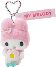 Sanrio My Melody Mascot Holder Pastel Checker, My Melody, 4.3 x 2.6 x 1.6 inches (11 x 6.7 x 4 cm), Character SANRIO 846317
