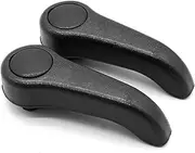 1/2 Sets Lever Pull Handle Outdoor Parts Personal Car, for Seat Adjusting Lever Replacement Accessories, for Renault, Clio Mk2 Twingo Seat Adjuster Lever(Black-2pcs)