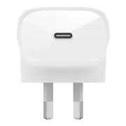 Belkin 30W USB-C 3.0 PPS Wall Charger USB-C to Lightning Cable (White)