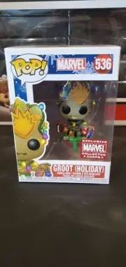 Funko POP! Marvel Groot Holiday 536 (Marvel Collector Corps Exclusive)